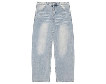 Harrow & Wylde "Pansy" Enzyme Wash Wide Leg Jeans
