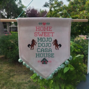 Mojo Dojo Casa House cross stitch pattern/digital pattern/ barbie movie/kenergy/barbie cross stitch/funny cross stitch/easy cross stitch