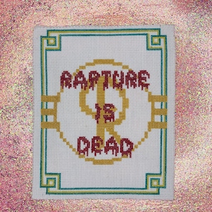 Bioshock cross stitch pattern/beginner friendly pattern/videogame cross stitch/nerdy cross stitch/digital dowload