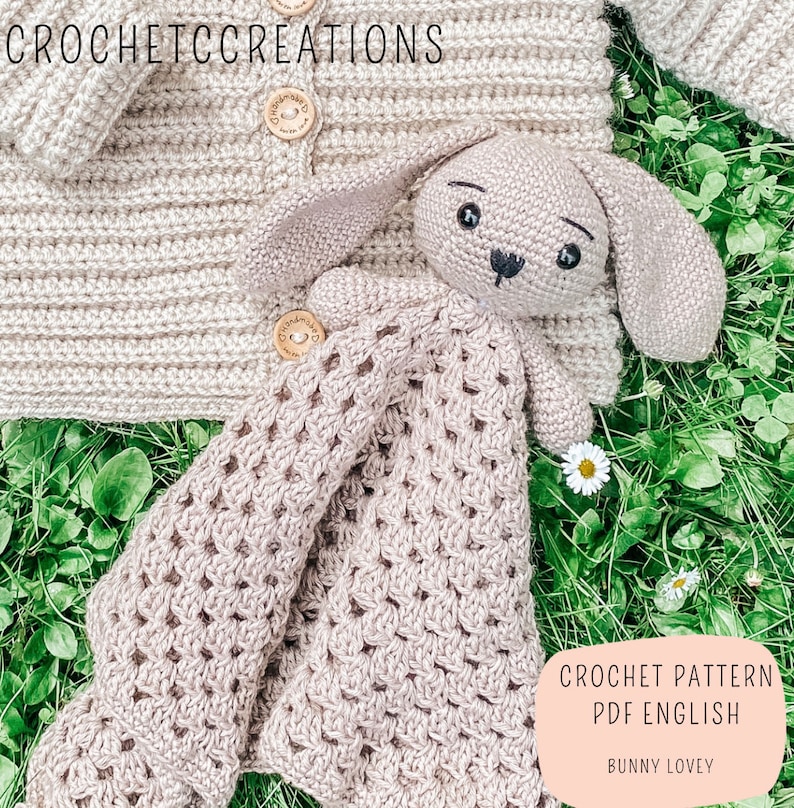 Crochet Pattern - Bunny Lovey - Etsy