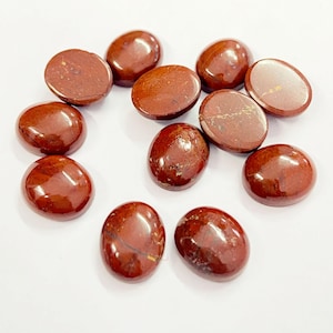 AAA+ Quality Red Jasper Oval Cabochon Loose Calibrated Gemstone Jewelry Gemstone, ALL SIZE