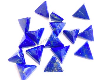 Natural Lapis Lazuli Pyramid Gemstone: AAA Quality Loose Gemstone 3-15mm