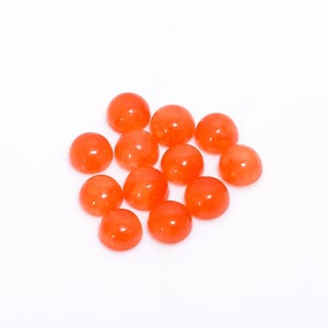 Natuurlijke rode jade ronde losse gekalibreerde edelsteen ALLE maten beschikbaar: 3 x 3 mm tot 15 x 15 mm
