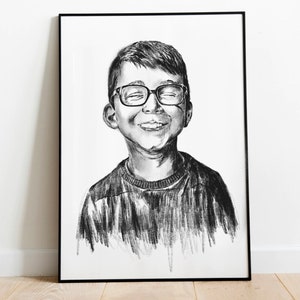 pencil drawing portrait, portrait from photo, custom portrait, painting from photo, personalized gift, custom drawing illustration, birthday