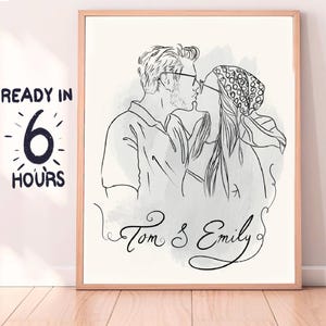 Line drawing, Personalized drawing, Draw me, Custom couple and pet portraits, Personliazed gifts kids, Pencil custom, Dog line art svg