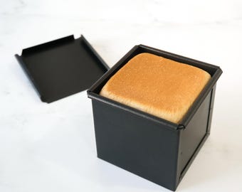 Square Bread Loaf Pan with Lid – 2 Sizes | Shokupan Pan