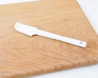 Curved Tip Silicone Spatula - Mini | Baking Spatula | Kitchen Utensils | Rubber Spatula