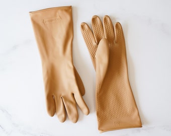 Cleaning & Dishwashing Gloves - Beige, Gray | Rubber Gloves | Kitchen Gloves