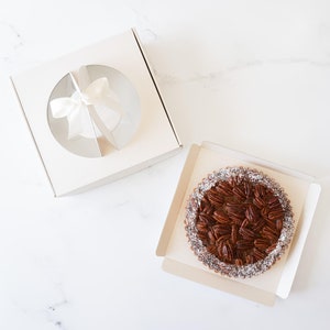 Bakery Boxes with Window | Pack of 5 | Pie Boxes | Pastry Boxes | Cookie Boxes | Dessert Boxes | Gift Boxes | Favor Boxes | Cake Boxes