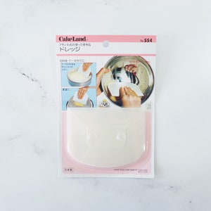 Grattoir à glaçage pour gâteau de Cake Land | Grattoir à pâte en plastique | Grattoir à glaçage | Lisseur à gâteau | Grattoir à pâtisserie