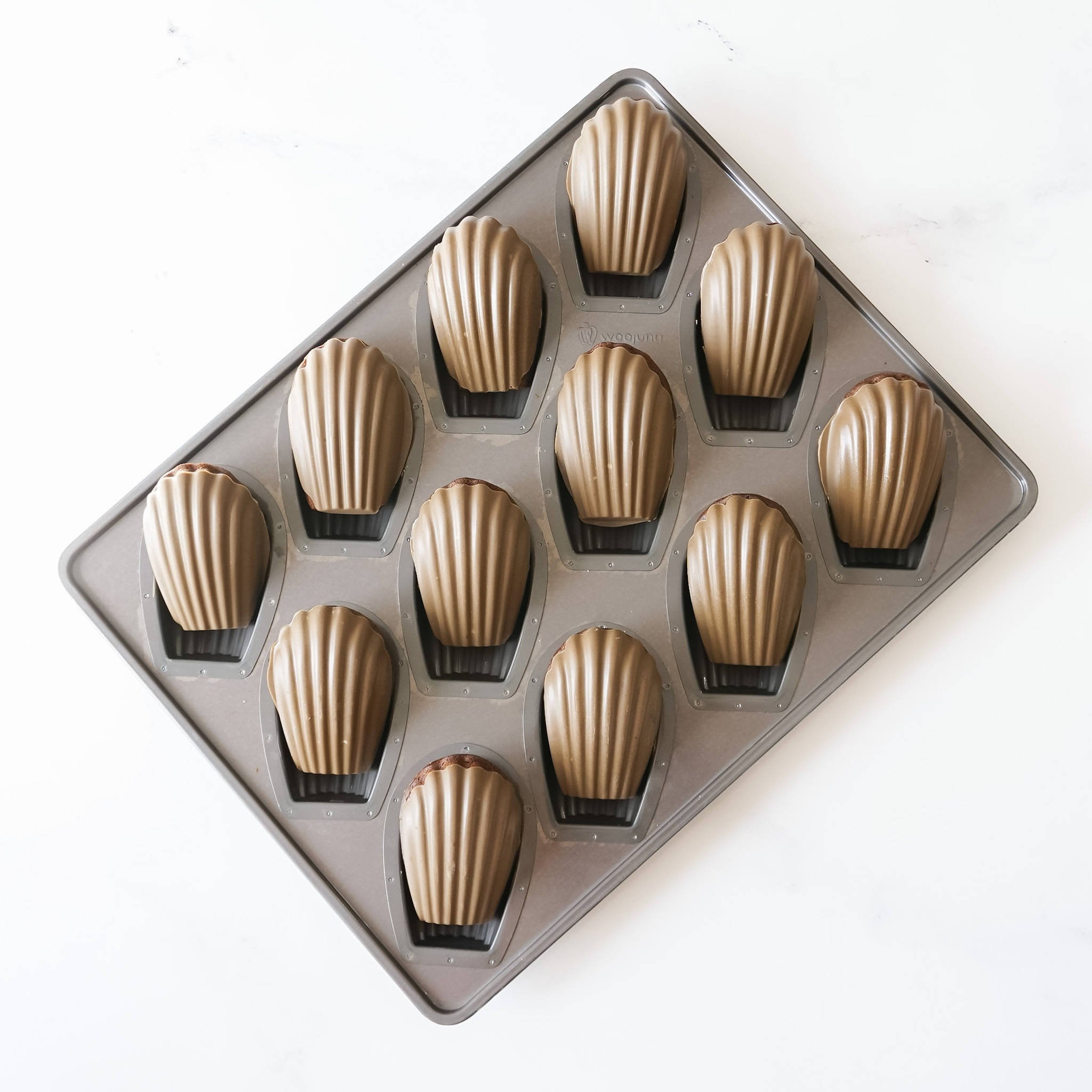 QYマステcokopangpang　0708 SILPAP Silicone Coated Deep Madeleine Pan | Madeleine Cake Pan