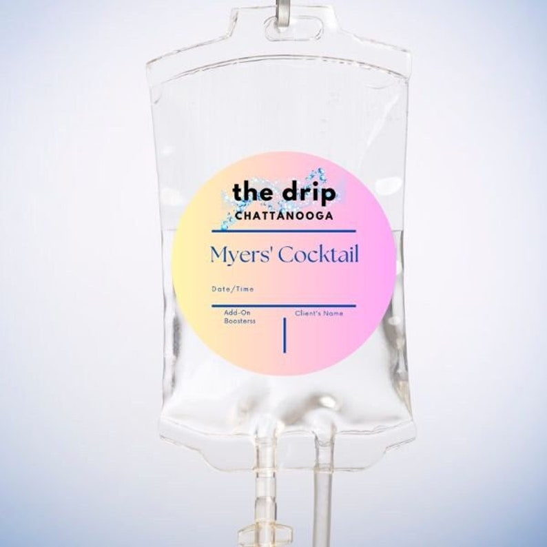 Editable IV Bag Labels, Printable IV Bag Labels, Editable Canva Labels