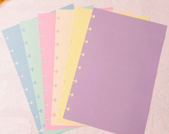 Blank A5 Discbound Notebook Paper Refills, Refillable, Reusable