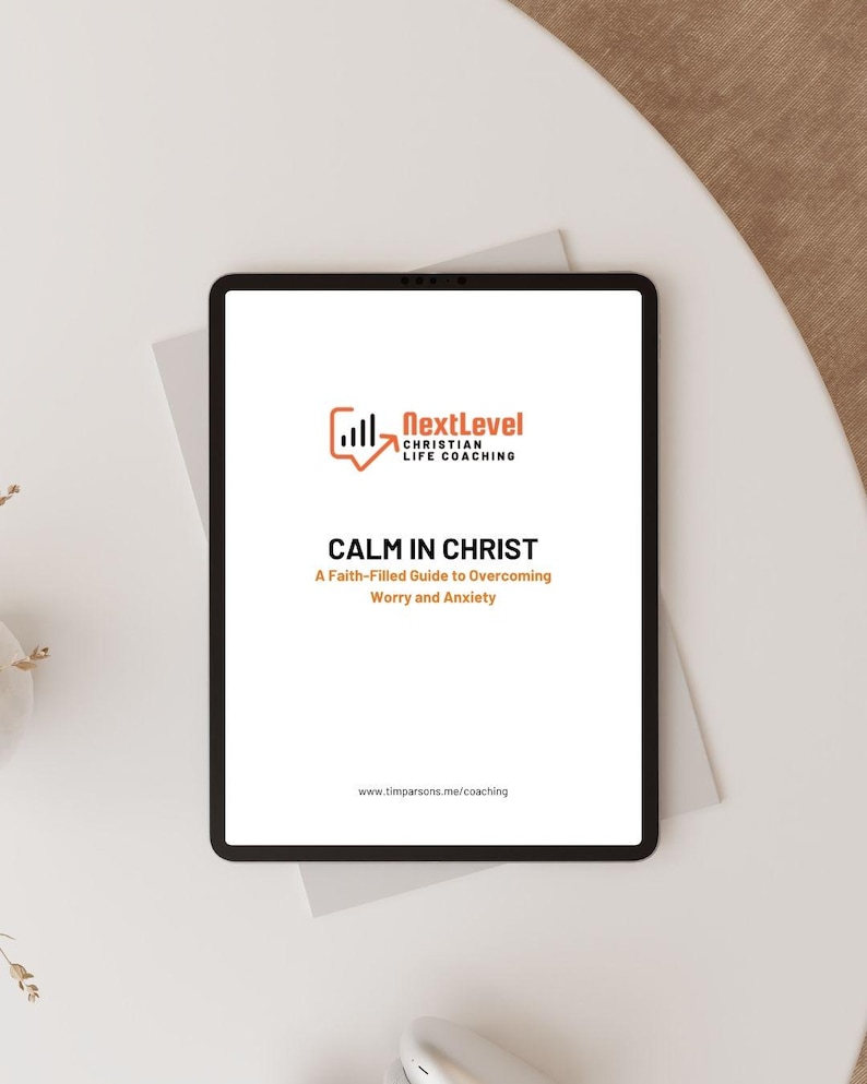 Calm in Christ workbook cover