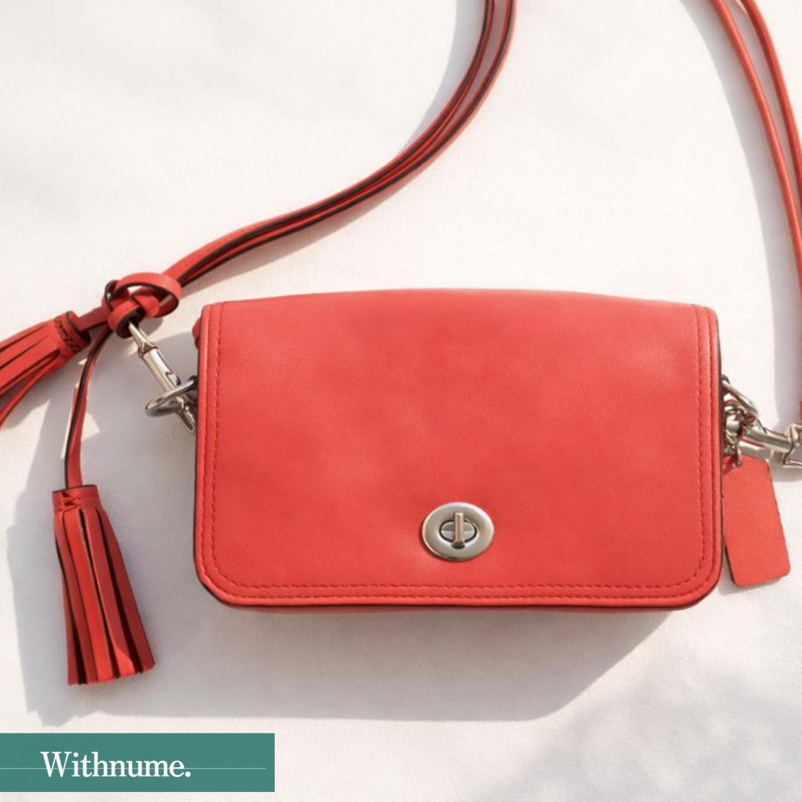Red Coach Vintage Handbags - Etsy Canada