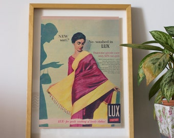 Druckbares Vintage Indisches Seifen Poster | Vintage Home Wand Kunst | Archiv Magazin Print | Digitaler Download | A4 und A5 und 11x17 Zoll