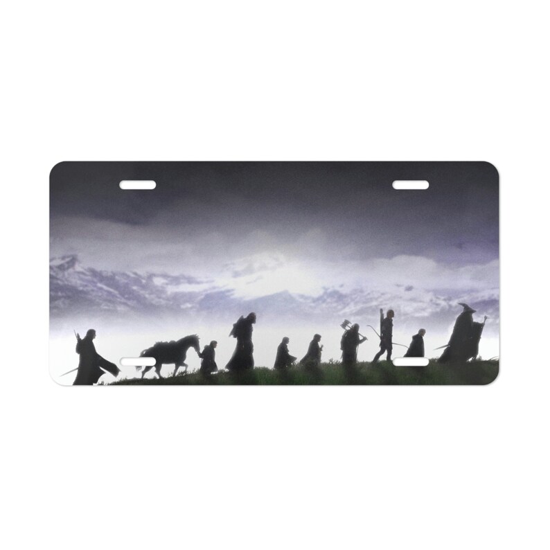 Lord of the Rings, License Plate, Car Accessories, Custom Vanity Plate