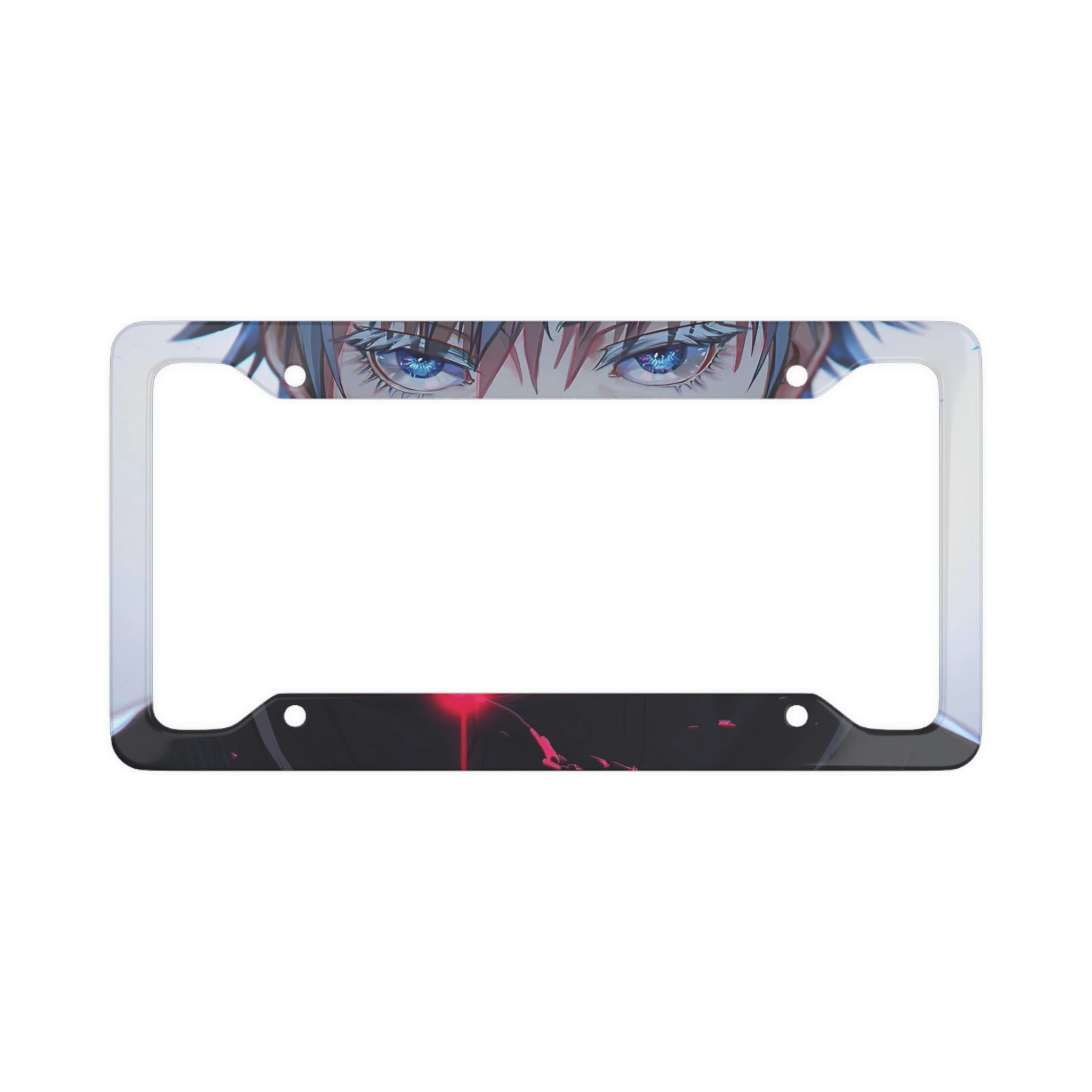 DCARSETCV Anime License Plate Frames 2 Pack Aluminum Universal Round Hole Car  License Plate Covers RustProof License Plate Holder with Screws and Screw  Caps Anime One Size DCAPLMPERL911  Walmartcom