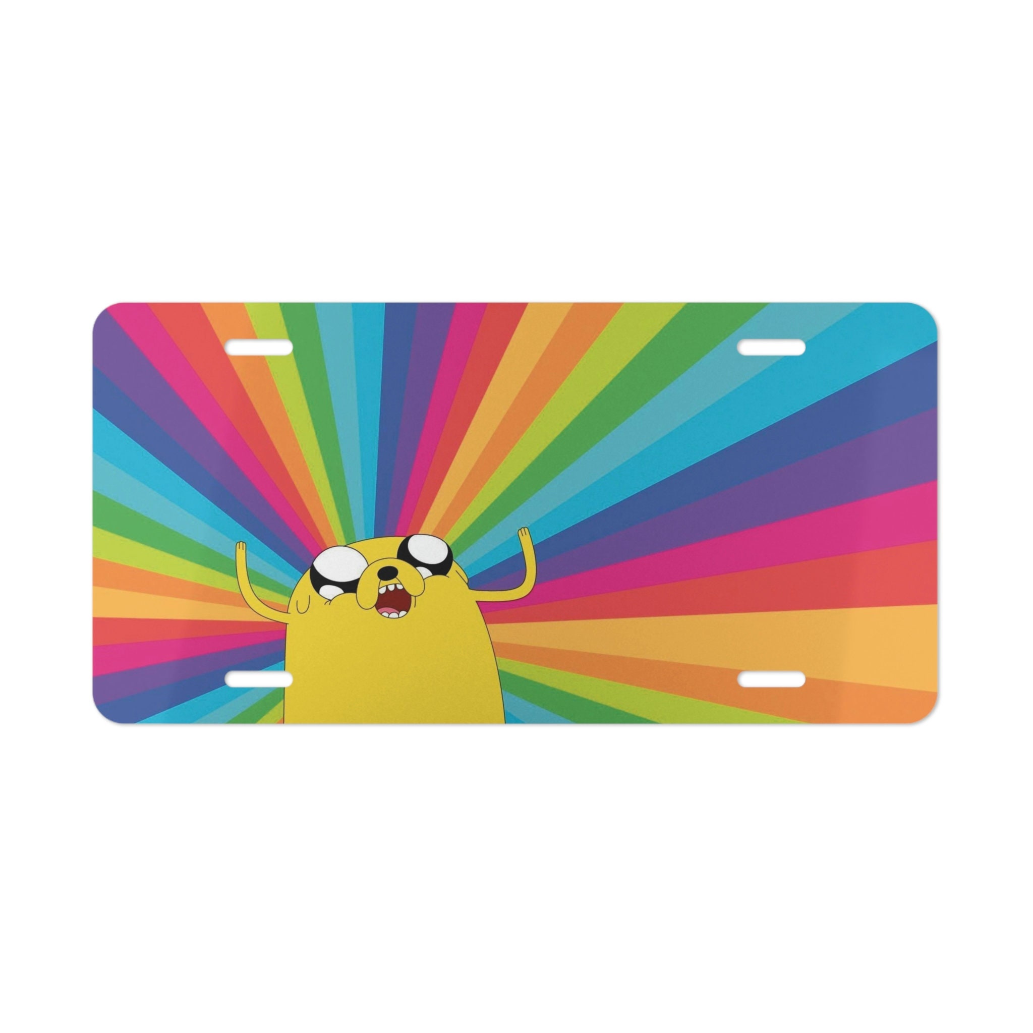 Adventure Time, Jake the Dog, License Plate, Car Accessories, Custom