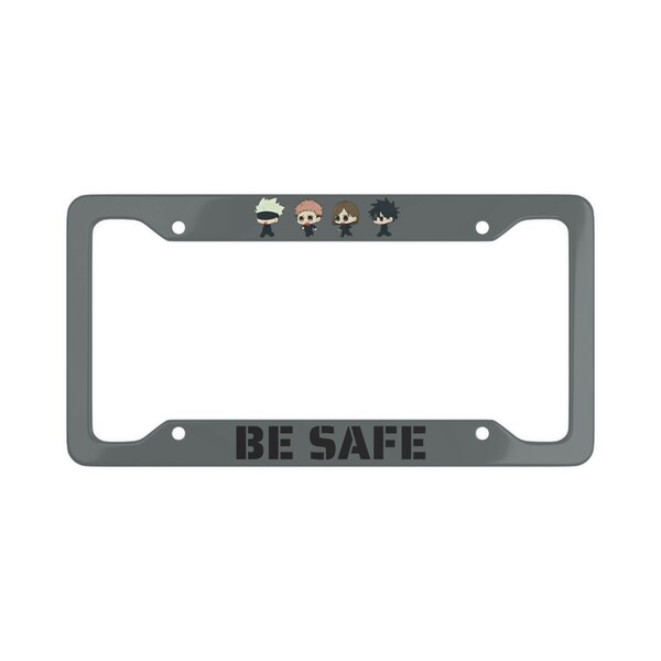 Anime License Plate Frame Etsy