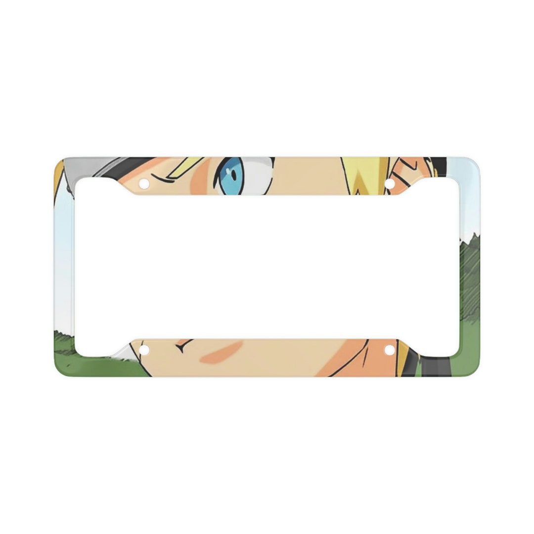 Anime License Plate Frame, Cute Kawaii License Plate Frame, Car