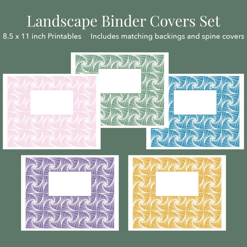 printable-landscape-binder-cover-set-binder-covers-binder-etsy