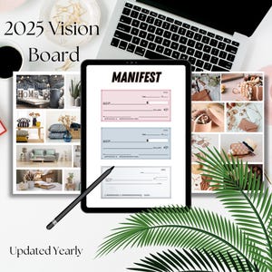 2025 VISION BOARD Collage Kit Printable Digital Download PDF | Vision ...