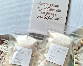 Postpartum Bath Salt Gift Box New Mom Care Package Postpartum Care Package Postpartum Gift Baby Shower Gift Basket Postpartum Gift Basket