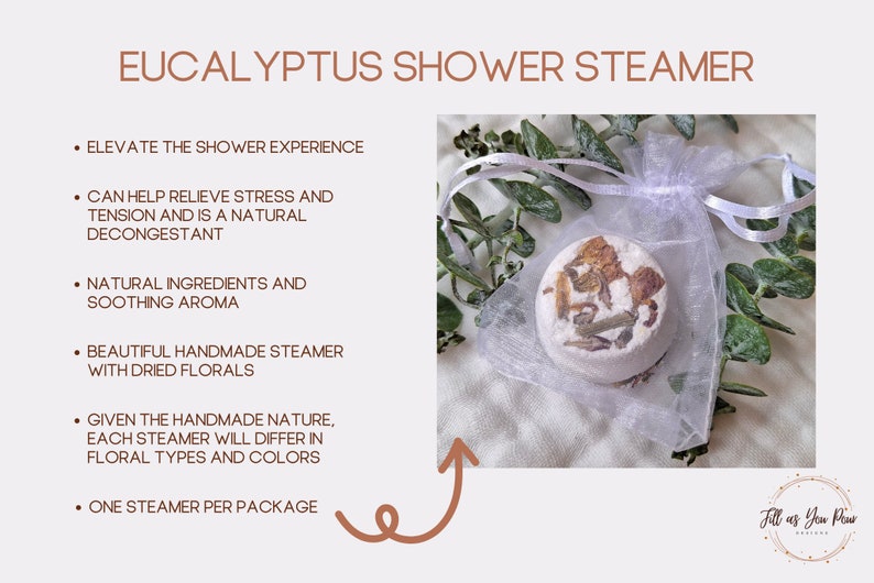 shower steamer for self-care gift