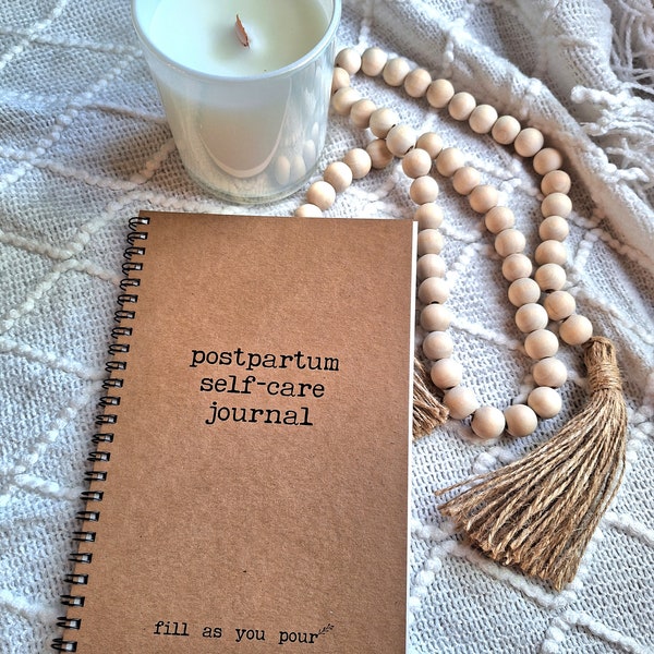 First Time Mom Gift Postpartum Journal Self Care Postpartum Gift for Pregnant Friend Baby Shower Gift Expecting Mom Journal Digital Download