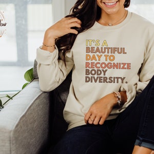 Körper Vielfalt Sweatshirt Anti Diät Kultur Sweatshirt für HAES Dietitian Sweatshirt ED Erholung Geschenk für gesunde Ernährung Sweatshirt