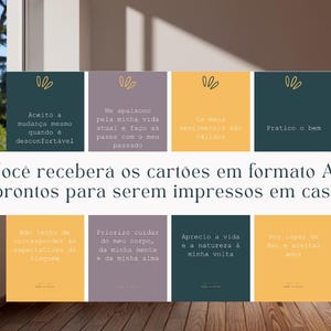 30 Cartões de afirmação para elevar su mentalidade e promover una calma interior / PORTUGUÊS