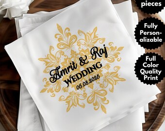 Hindu Wedding Napkins, Indian Napkins