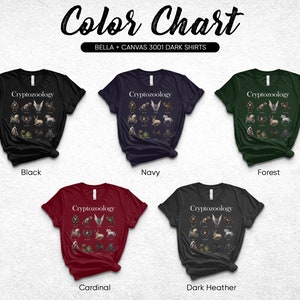 Cryptozoology Shirt - Cryptid Creatures Tee - Bigfoot Mothman Hoodie ...