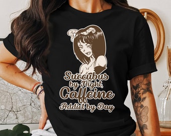 Camiseta de súcubo, regalo de Halloween para amantes del café, disfraz de reina malvada y bruja, sudadera con capucha, camiseta de manga larga, taza