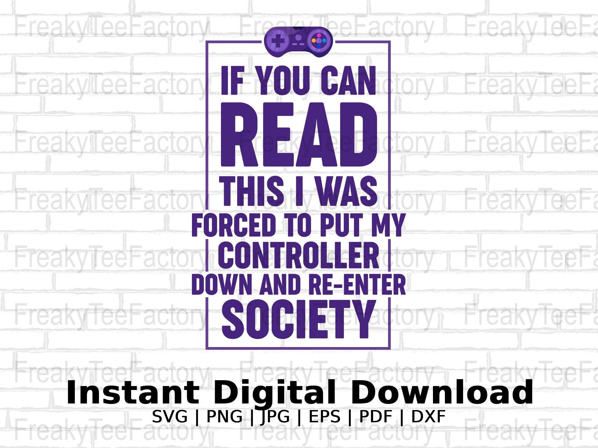Gaming Nerd SVG Teenager Geschenk gezwungen, hier zu sein Lieber Be Gaming PNG Jpg Eps Pdf Digital Sofort Download Vektor Datei