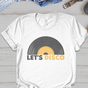 70s Disco Tank Top Let&#39;s Disco Queen King T-Shirt Sweatshirt Hoodie Mug