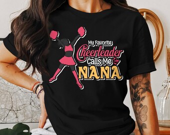 T-Shirt Sweatshirt Hoodie Tasse Meine Lieblings Cheerleader nennt mich Nana