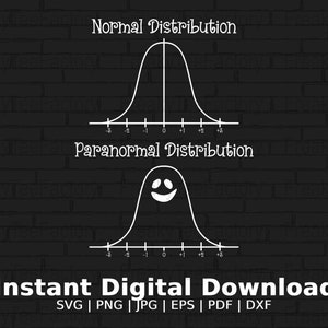 Mathe Halloween Paranormal Verteilung SVG PNG Jpg Eps Pdf Digital Sofort Download Vektordatei
