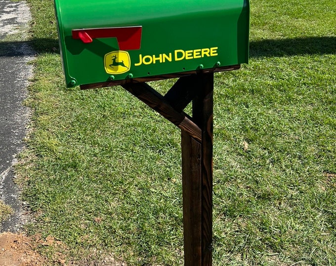John Deere Mailbox Etsy