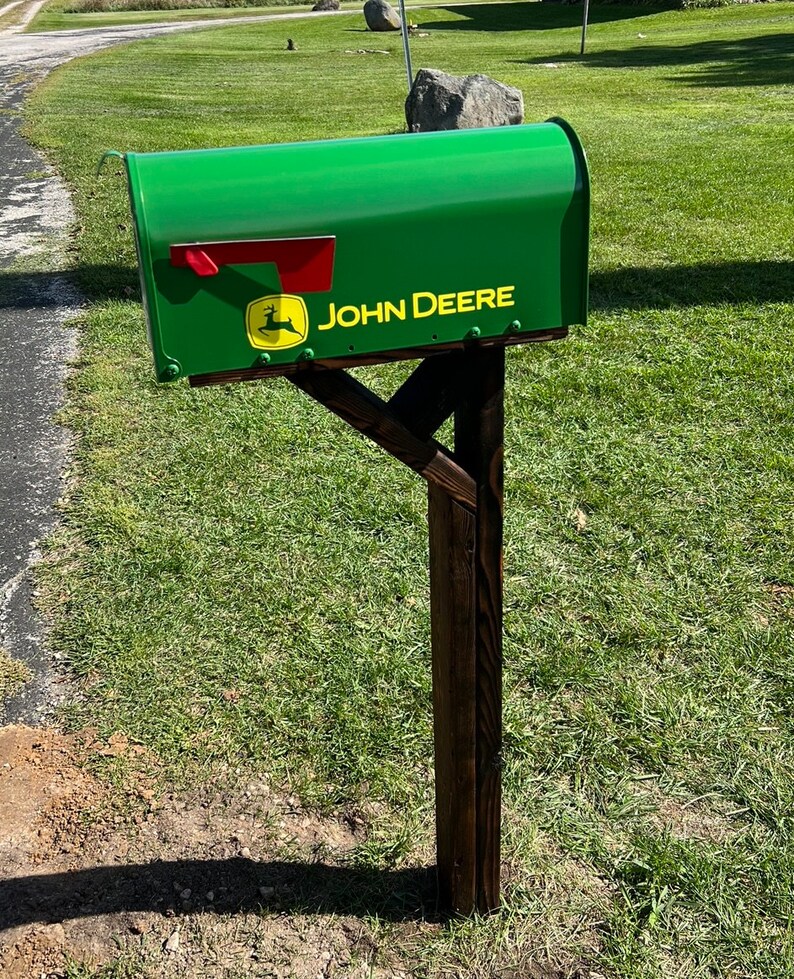 John Deere Mailbox Etsy