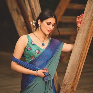 Jewellery on store fancy sarees