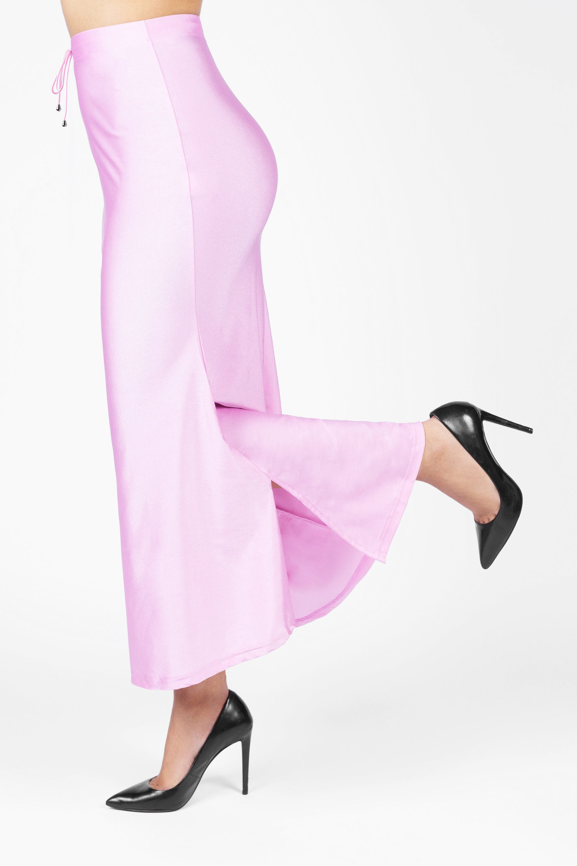 Pink Saree Shaper Pink Saree Petticoat for Women Fitted Saree Inskirt  Sculpt Fitted Saree Shaper Stretchable Saree Skirt -  Canada