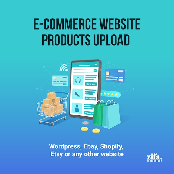 I Will Upload Your Digital or Physical Products Listings on Shopify, WooCommerce, Ebay, Wix Or Any Ecommerce Website With Accuracy