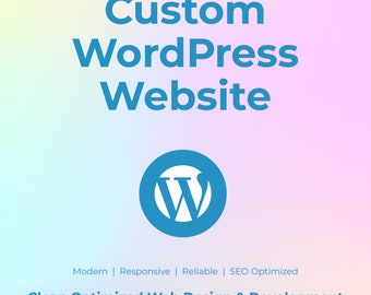 Custom WordPress Website Design, WordPress Website, WordPress Blog Website, Ecommerce Website, Website Design, Website Designer, WordPress