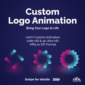 Custom Logo Animation, Logo Animation, Custom Logo Animation for your Business, Custom Designed Logo Animation, Custom Logo Design, Logo