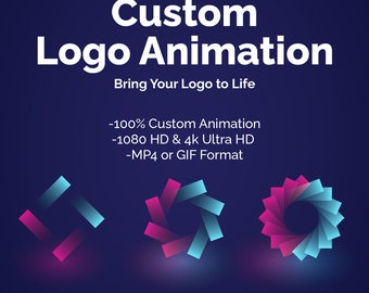 Custom Logo Animation, Logo Animation, Custom Logo Animation for your Business, Custom Designed Logo Animation, Custom Logo Design, Logo