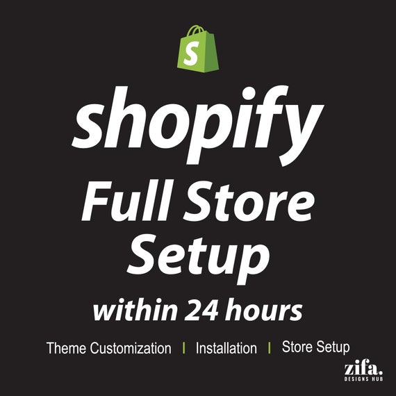 Custom Shopify Store Setup with Theme Installation
