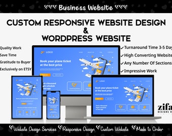 Custom Website, Website Design, Professional Webdesign, Wordpress, Wordpress Website, Custom Design, Business Website, Company Website, Web