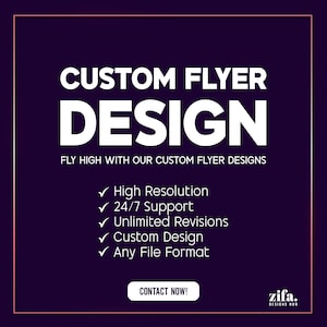 Custom Flyer, Custom Poster, Flyer Design, Poster Design, Business Flyer, Business Poster, Professional Flyer, Unique Flyer, Flyer Designer